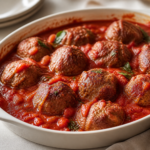 Almôndegas Assadas ao Molho de Tomate sem Fritura
